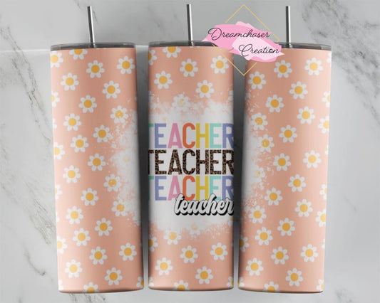 Teacher Daisy 20oz Tumbler