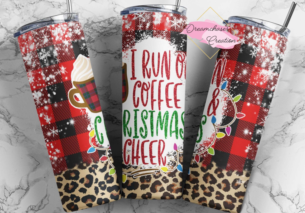 Coffee and Christmas Cheer Tumbler