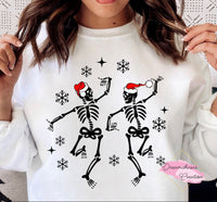 Dancing Christmas Skeletons Shirt