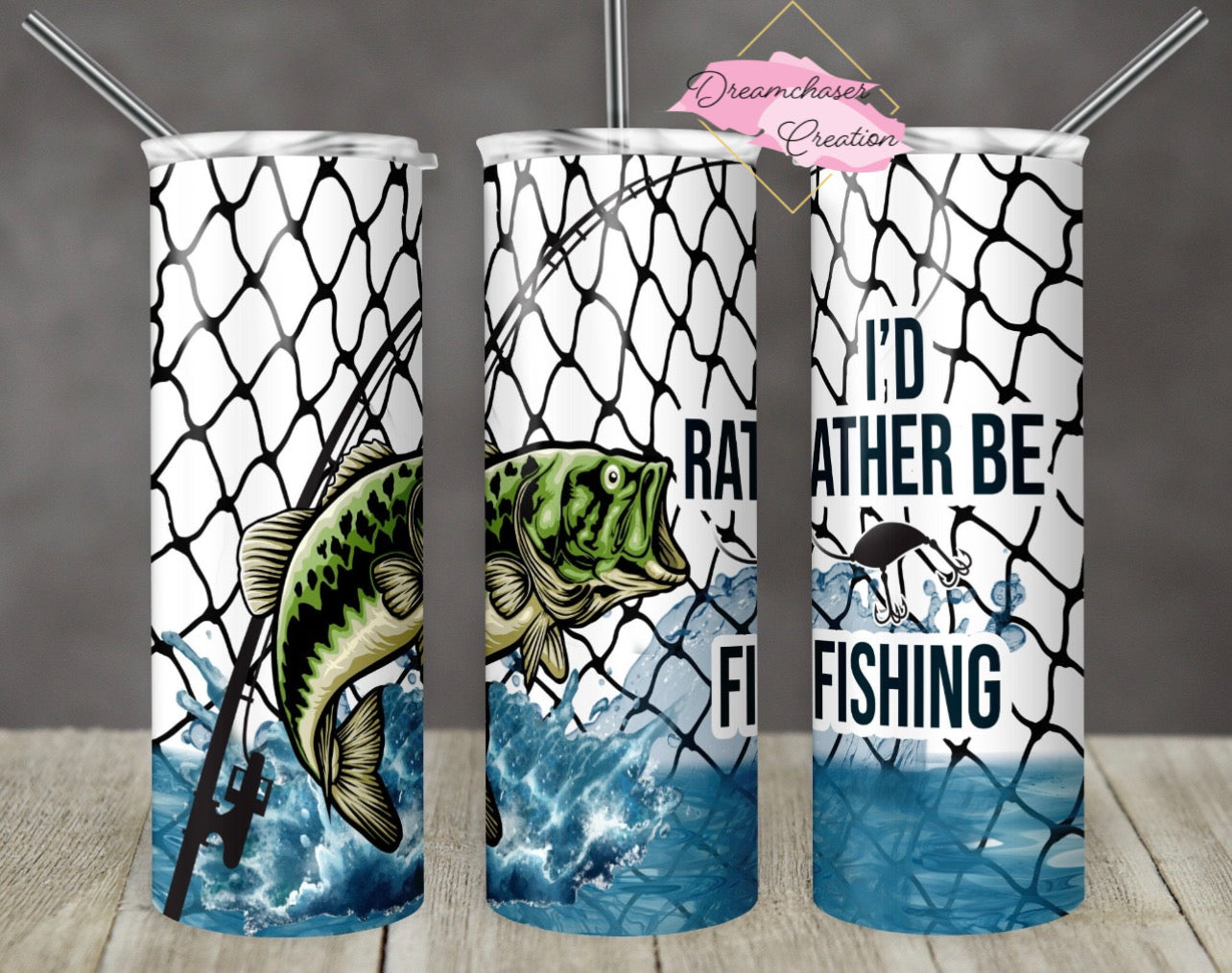 Rather be Fishing 20oz Tumbler