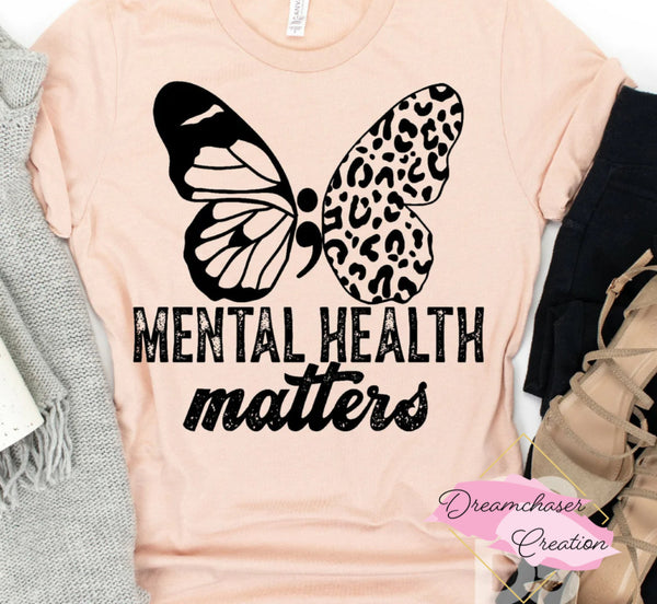 Mental Health Butterfly Shirt