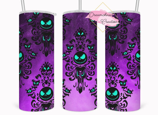 Purple Haunted Tumbler