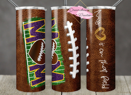 Football Mom 20oz Tumbler