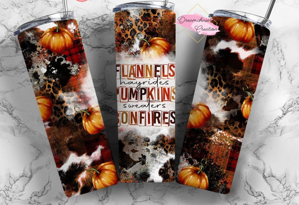 Flannels Pumpkins Tumbler