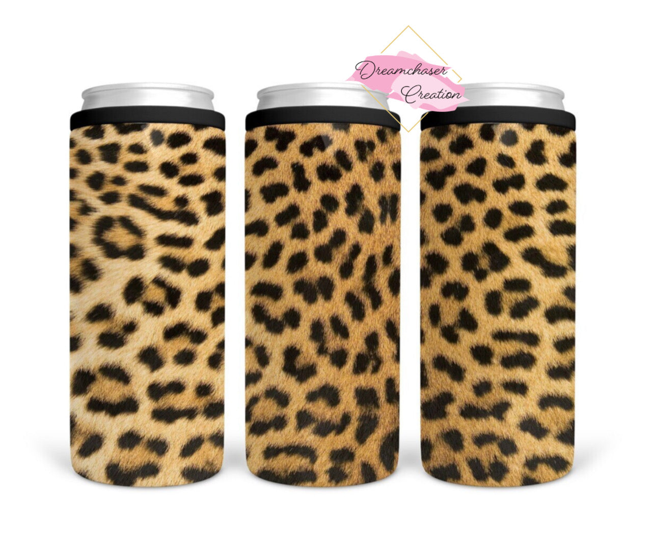 Fur Leopard Can Cooler