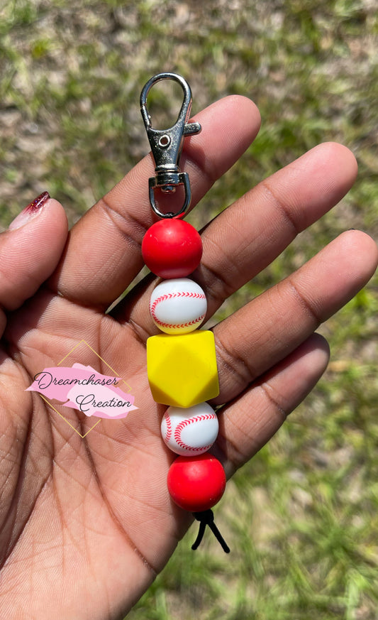 Baseball Keychain