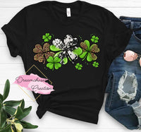 Cow and Leopard Clovers Shirt