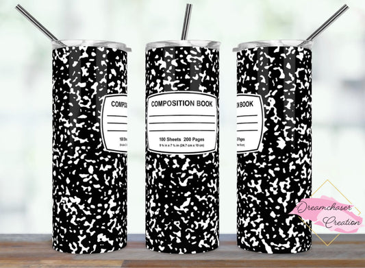 Teacher Notebook Tumbler